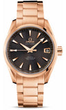 Omega,Omega - Seamaster Aqua Terra 150 M Co-Axial 38.5 mm - Red Gold - Watch Brands Direct