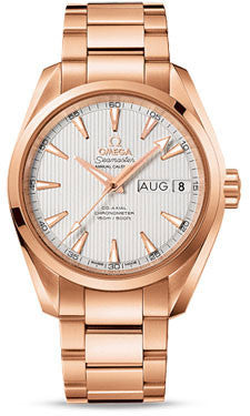 Omega,Omega - Seamaster Aqua Terra 150 M Co-Axial Annual Calendar 38.5 mm - Red Gold - Watch Brands Direct