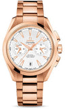 Omega,Omega - Seamaster Aqua Terra 150 M Co-Axial GMT Chronograph 43 mm - Red Gold - Watch Brands Direct