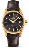Omega,Omega - Seamaster Aqua Terra 150 M Co-Axial 38.5 mm - Yellow Gold - Watch Brands Direct