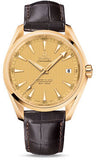 Omega,Omega - Seamaster Aqua Terra 150 M Master Co-Axial 41.5 mm - Yellow Gold - Watch Brands Direct