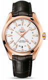 Omega,Omega - Seamaster Aqua Terra 150 M Co-Axial GMT 43 mm - Red Gold - Watch Brands Direct
