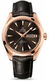 Omega,Omega - Seamaster Aqua Terra 150 M Co-Axial Annual Calendar 43 mm - Red Gold - Watch Brands Direct