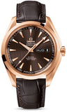 Omega,Omega - Seamaster Aqua Terra 150 M Co-Axial Annual Calendar 43 mm - Red Gold - Watch Brands Direct