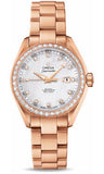 Omega,Omega - Seamaster Aqua Terra 150 M Co-Axial 34 mm - Red Gold - Watch Brands Direct
