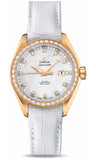 Omega,Omega - Seamaster Aqua Terra 150 M Co-Axial 34 mm - Yellow Gold - Watch Brands Direct