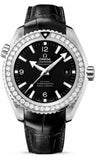 Omega,Omega - Seamaster Planet Ocean 600 M Co-Axial 45.5 mm - Stainless Steel - Leather Strap - Watch Brands Direct