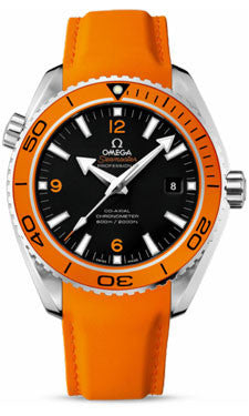 Omega,Omega - Seamaster Planet Ocean 600 M Co-Axial 45.5 mm - Stainless Steel - Rubber Strap - Watch Brands Direct