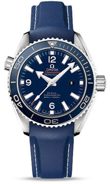 Omega,Omega - Seamaster Planet Ocean 600 M Co-Axial 37.5 mm - Titanium - Rubber Strap - Watch Brands Direct