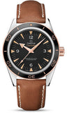 Omega,Omega - Seamaster 300 Omega Master Co-Axial 41 mm - Steel and Sedna Gold - Watch Brands Direct