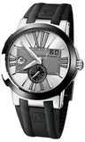 Ulysse Nardin,Ulysse Nardin - Executive Dual Time - Stainless Steel - Ceramic Bezel - Watch Brands Direct