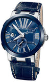 Ulysse Nardin,Ulysse Nardin - Executive Dual Time - Stainless Steel - Ceramic Bezel - Watch Brands Direct