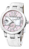 Ulysse Nardin,Ulysse Nardin - Executive Dual Time Lady - Stainless Steel - Ceramic Bezel - Watch Brands Direct