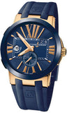 Ulysse Nardin,Ulysse Nardin - Executive Dual Time - Rose Gold - Ceramic Bezel - Watch Brands Direct