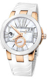 Ulysse Nardin,Ulysse Nardin - Executive Dual Time Lady - Rose Gold - Ceramic Bezel - Watch Brands Direct