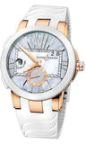 Ulysse Nardin,Ulysse Nardin - Executive Dual Time Lady - Rose Gold - Ceramic Bezel - Watch Brands Direct