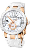 Ulysse Nardin,Ulysse Nardin - Executive Dual Time Lady - Rose Gold - Ceramic Bezel - Watch Brands Direct