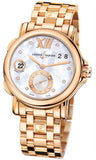 Ulysse Nardin,Ulysse Nardin - Dual Time Lady - Rose Gold - Bracelet - Watch Brands Direct