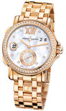 Ulysse Nardin,Ulysse Nardin - Dual Time Lady - Rose Gold - Bracelet - Watch Brands Direct