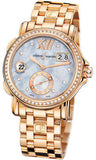 Ulysse Nardin,Ulysse Nardin - Dual Time Lady - Rose Gold - Bracelet - Watch Brands Direct