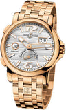 Ulysse Nardin,Ulysse Nardin - Dual Time 42mm - Rose Gold - Bracelet - Watch Brands Direct