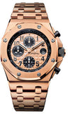 Audemars Piguet,Audemars Piguet - Royal Oak Offshore Chronograph - Pink Gold - Watch Brands Direct