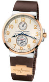 Ulysse Nardin,Ulysse Nardin - Marine Chronometer 41mm - Stainless Steel and Rose Gold - Watch Brands Direct