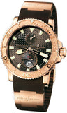 Ulysse Nardin,Ulysse Nardin - Marine Diver 42.7mm - Rose Gold - Watch Brands Direct