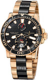 Ulysse Nardin,Ulysse Nardin - Marine Diver 42.7mm - Rose Gold - Watch Brands Direct