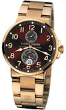 Ulysse Nardin,Ulysse Nardin - Marine Chronometer 41mm - Rose Gold - Watch Brands Direct