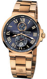 Ulysse Nardin,Ulysse Nardin - Marine Chronometer 43mm - Rose Gold - Watch Brands Direct