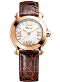 Chopard,Chopard - Happy Sport - Round Mini - Rose Gold - Watch Brands Direct