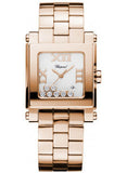 Chopard,Chopard - Happy Sport - Square Medium - Rose Gold - Watch Brands Direct