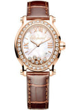 Chopard,Chopard - Happy Sport - Oval - Rose Gold - Watch Brands Direct
