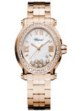 Chopard,Chopard - Happy Sport - Oval - Rose Gold - Watch Brands Direct