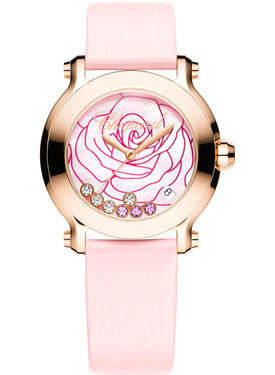 Chopard,Chopard - Happy Sport La Vie en Rose - Rose Gold - Watch Brands Direct