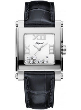 Chopard,Chopard - Happy Sport - Square Medium - Stainless Steel - Watch Brands Direct