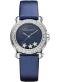 Chopard,Chopard - Happy Sport - Round Mini - Stainless Steel - Diamond Bezel - Watch Brands Direct