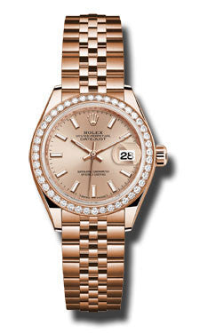 Lady datejust 28 rose gold cheap