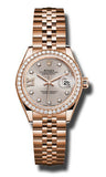 Rolex - Datejust Lady 28 Everose Gold - Diamond Bezel - Watch Brands Direct
 - 7