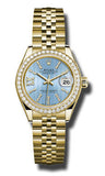 Rolex - Datejust Lady 28 Yellow Gold - Diamond Bezel - Watch Brands Direct
 - 2