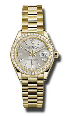 Rolex - Datejust Lady 28 Yellow Gold - Diamond Bezel - Watch Brands Direct
 - 1