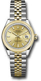 Rolex - Datejust Lady 28 - Stainless Steel and Yellow Gold - Domed Bezel