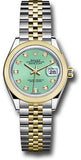 Rolex - Datejust Lady 28 - Stainless Steel and Yellow Gold - Domed Bezel