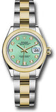 Rolex - Datejust Lady 28 - Stainless Steel and Yellow Gold - Domed Bezel