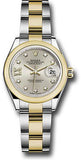 Rolex - Datejust Lady 28 - Stainless Steel and Yellow Gold - Domed Bezel