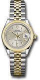 Rolex - Datejust Lady 28 - Stainless Steel and Yellow Gold - Domed Bezel