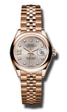 Rolex - Datejust Lady 28 Everose Gold - Domed Bezel - Watch Brands Direct
 - 7
