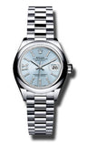 Rolex - Datejust Lady 28 Platinum - President Bracelet - Watch Brands Direct
 - 4