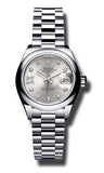 Rolex - Datejust Lady 28 Platinum - President Bracelet - Watch Brands Direct
 - 1
